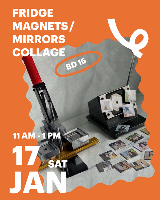 FRIDGE MAGET/MIRROR COLLAGE